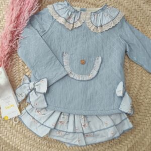 Conjunto algodón forrado polar